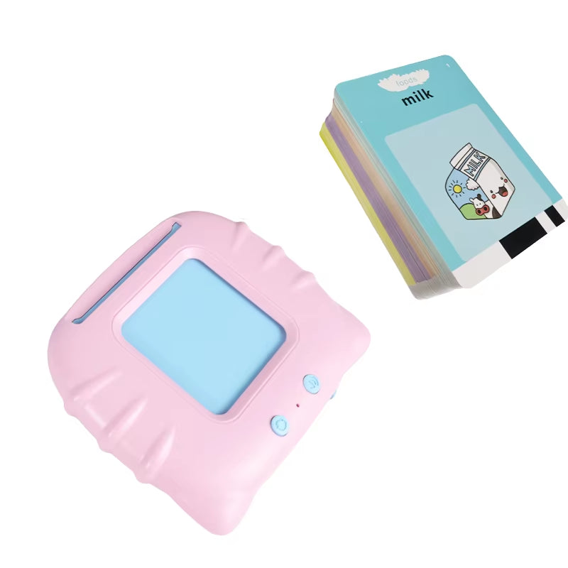 New Early Education Flash Card Learning Toys Talking Flashcards for Kids Preschool English Electronic Audio Book Machine Gift