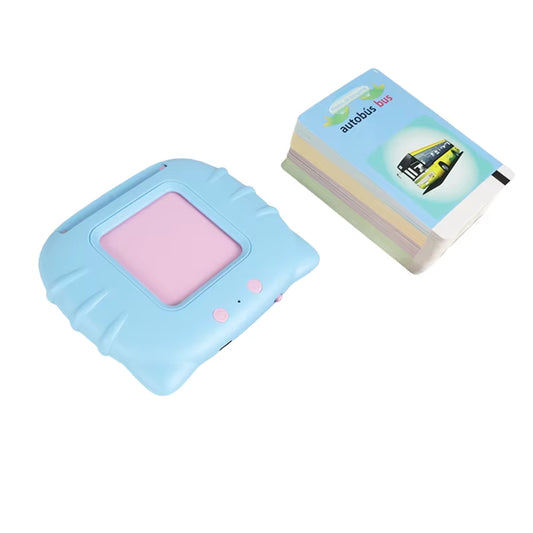 New Early Education Flash Card Learning Toys Talking Flashcards for Kids Preschool English Electronic Audio Book Machine Gift