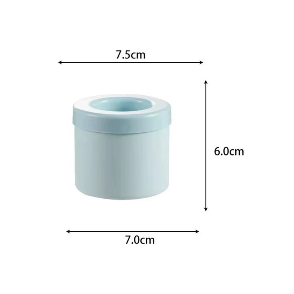 Silicone Ice Cube Mold Food-Grade Silicone Cylinder Ice Lattice Ice Making Tools Household Kneading Ice Bucket Ice Storage Box