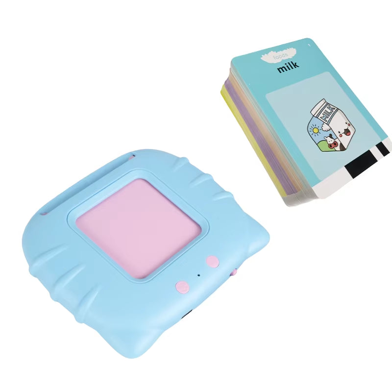 New Early Education Flash Card Learning Toys Talking Flashcards for Kids Preschool English Electronic Audio Book Machine Gift
